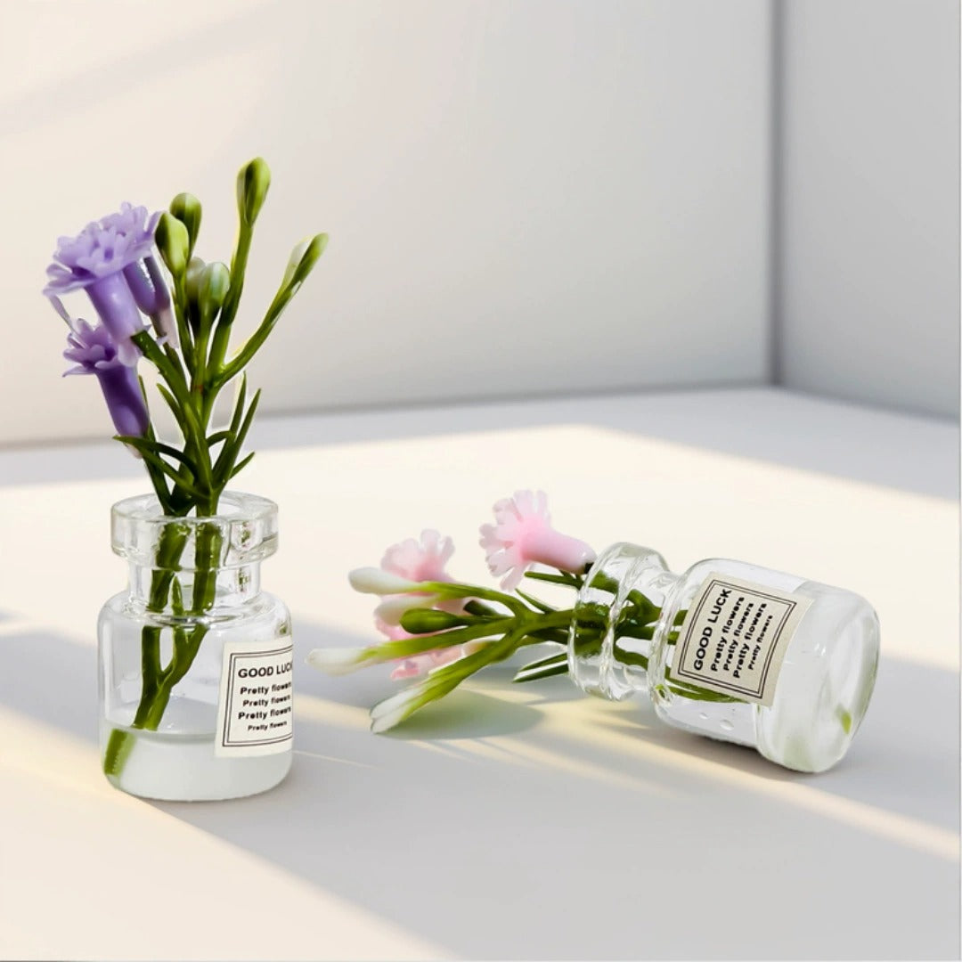 Elegant Resin Flower Vase for car