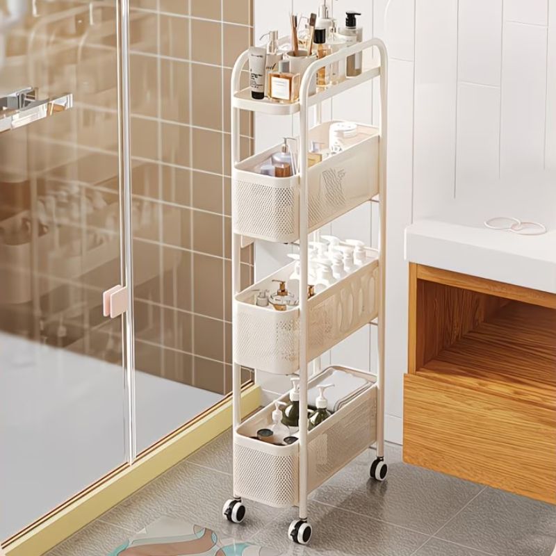 MultiLayer Rolling Home Storage Cart