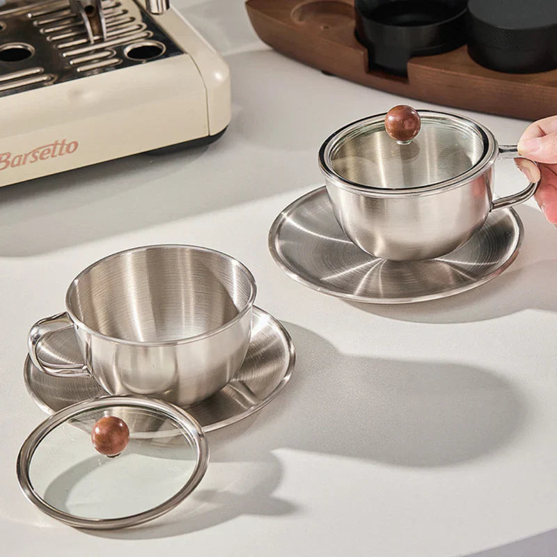 Premium Cup Set with Lid