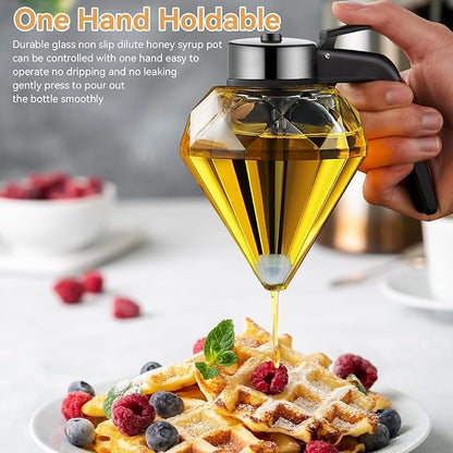 Diamond Shape Oil & Honey Dispenser