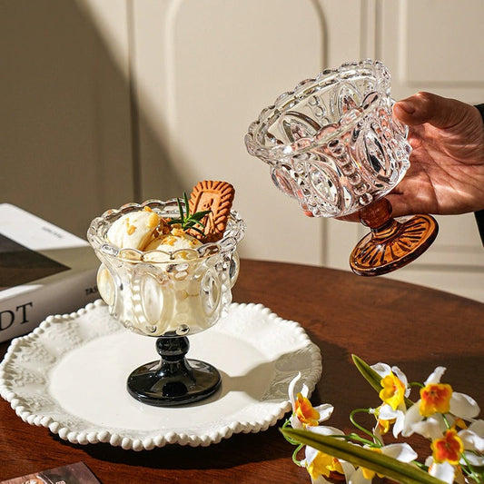 Vintage Crystal Dessert Cup