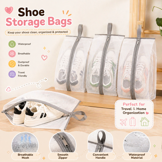 Waterproof Visible Shoe Organizer Bag