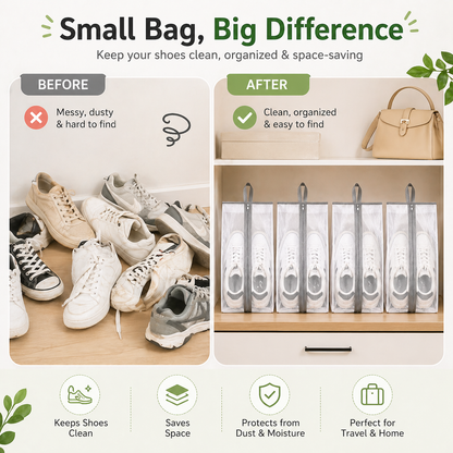 Waterproof Visible Shoe Organizer Bag