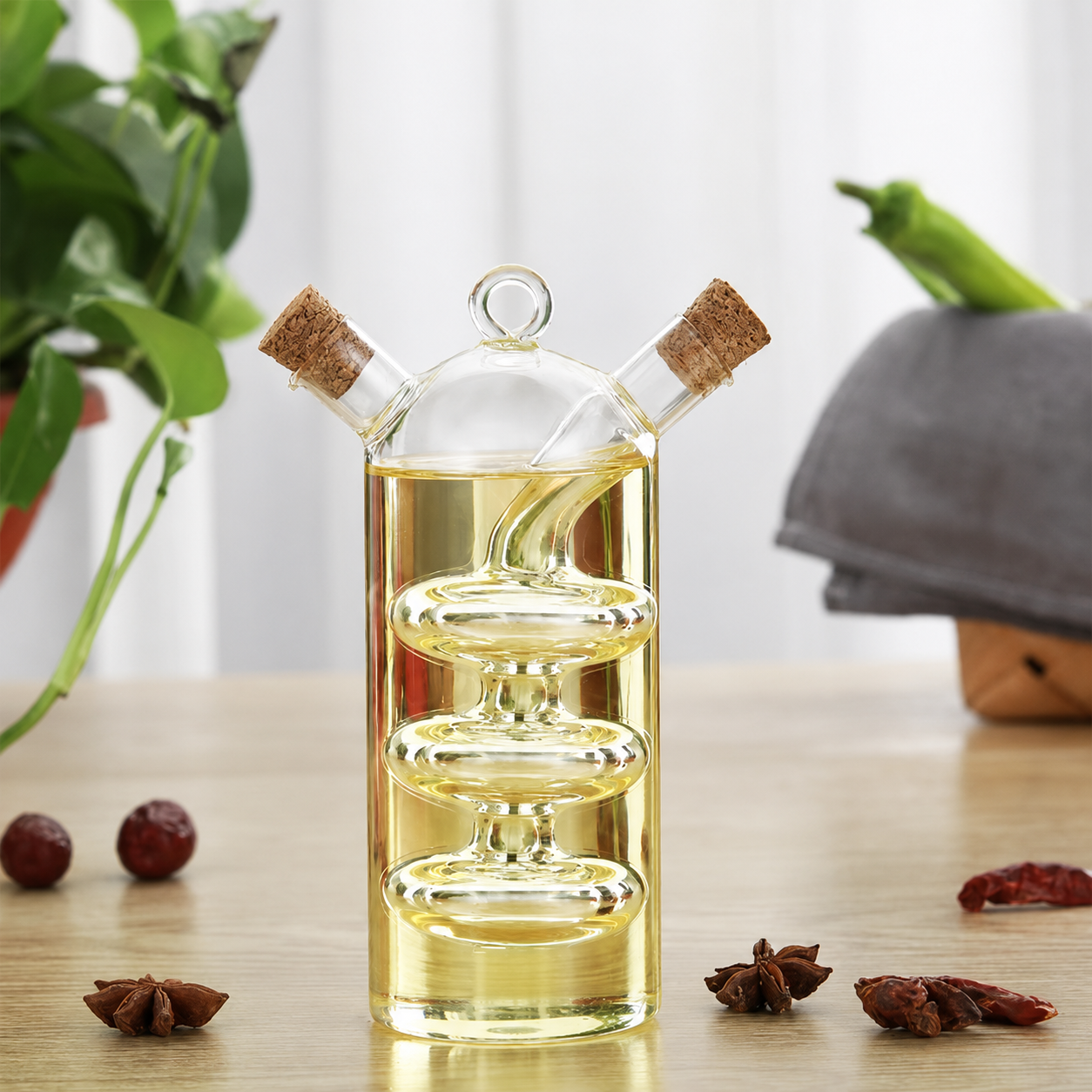 Premium Dual Oil Vinegar Bottle