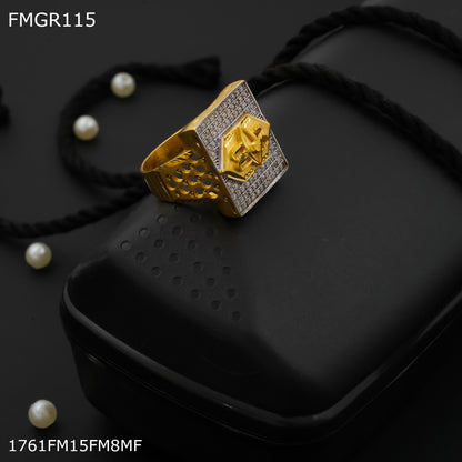 1gm Third eye with gold plated for men - FMRI115