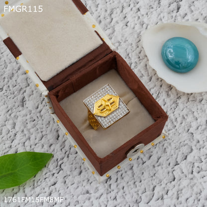 1gm Third eye with gold plated for men - FMRI115