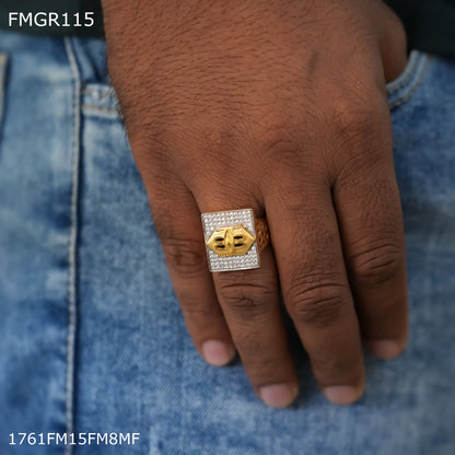 1gm Third eye with gold plated for men - FMRI115