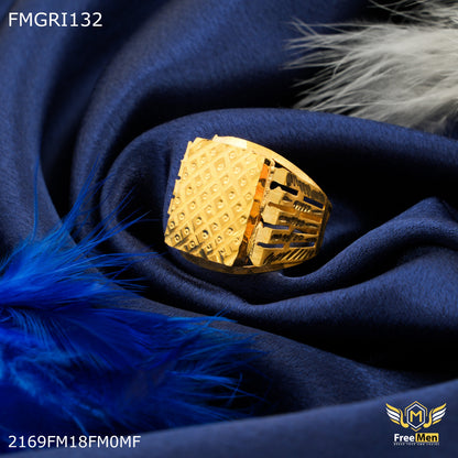 1gm Box Gold plated ring for men - FMGRI132
