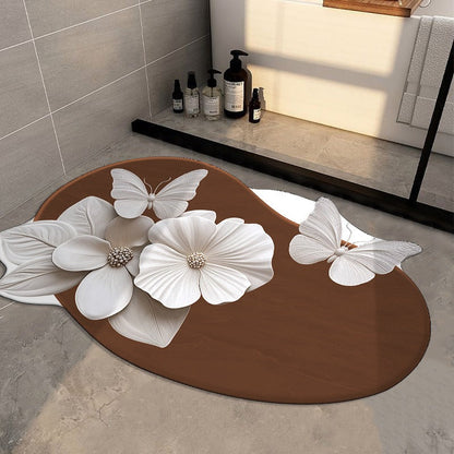 FlowerFusion 3D Floor Mat