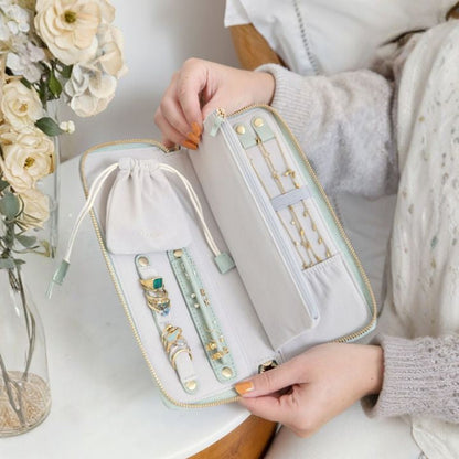 GlimmerSafe Travel Jewellery Case