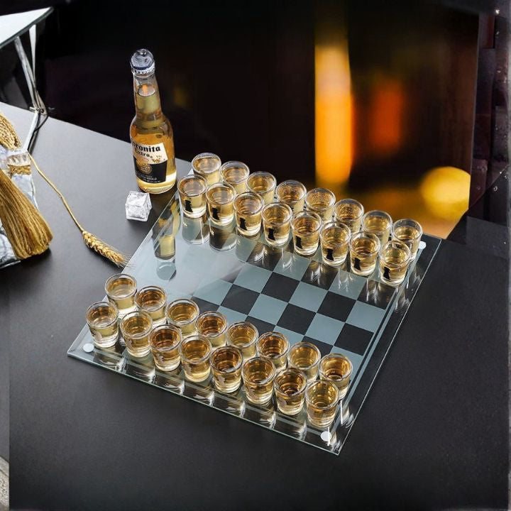 Checkmate Shot Glass Chess Set