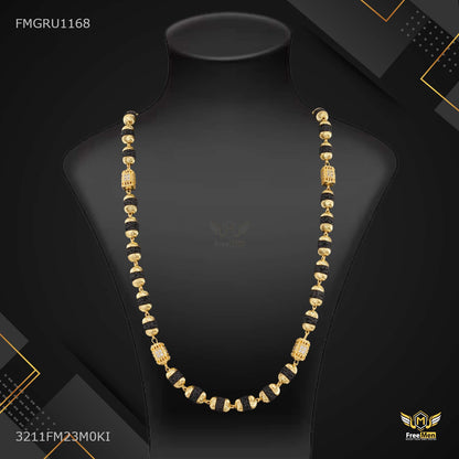 AD box with Golden Cap Rudraksha mala For Men - FMGRU1168