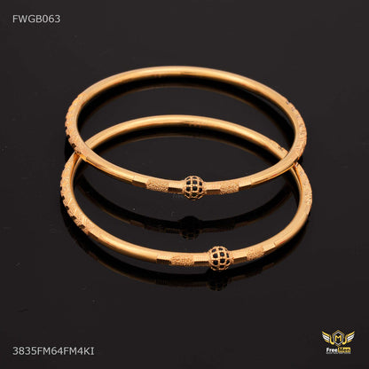Antique Black Mini Ball Bangles For Women - FWGB063