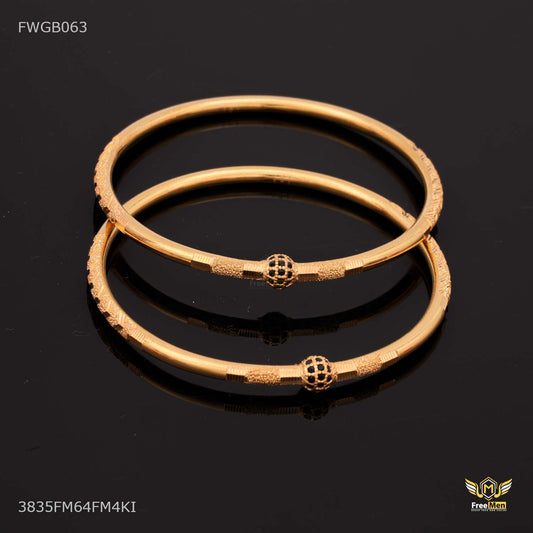 Antique Black Mini Ball Bangles For Women - FWGB063