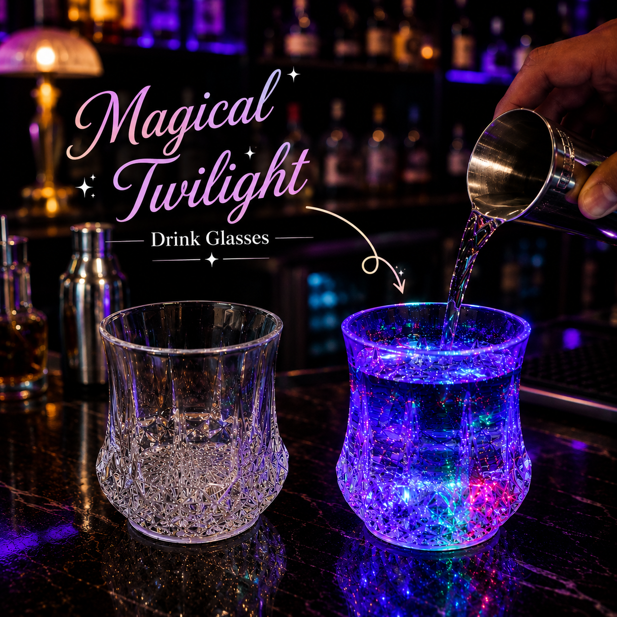 Magical Twilight Drink Glasses