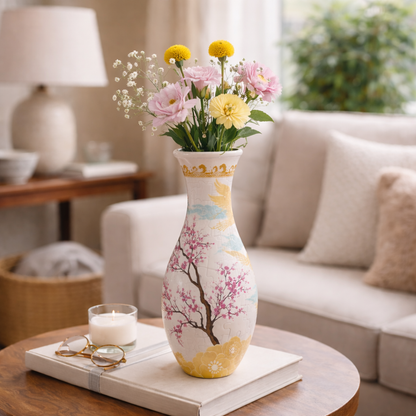 PuzzleCraft Decorative Flower Vase