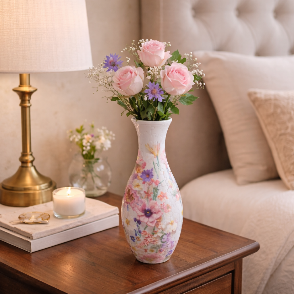 PuzzleCraft Decorative Flower Vase