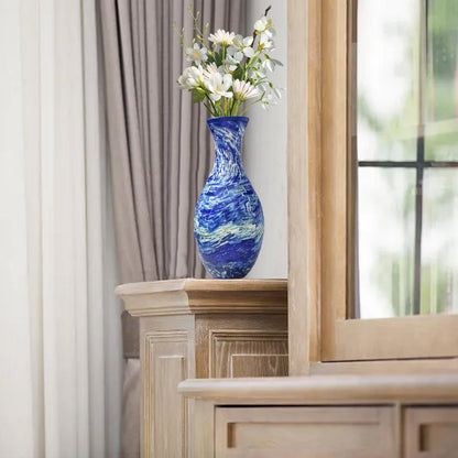 PuzzleCraft Decorative Flower Vase