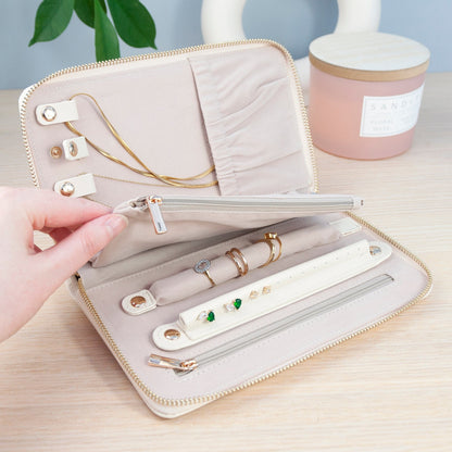 GlimmerSafe Travel Jewellery Case