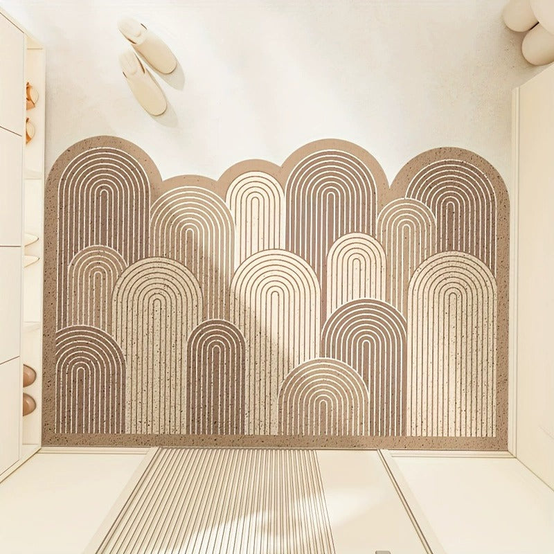 Aesthetic Wave Loop Door Mat