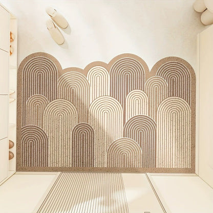 Aesthetic Wave Loop Door Mat